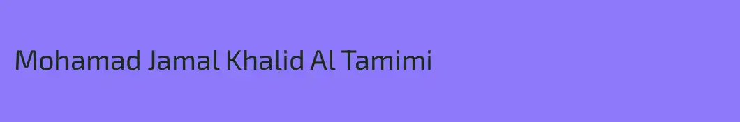 Mohamad Jamal Khalid Al Tamimi